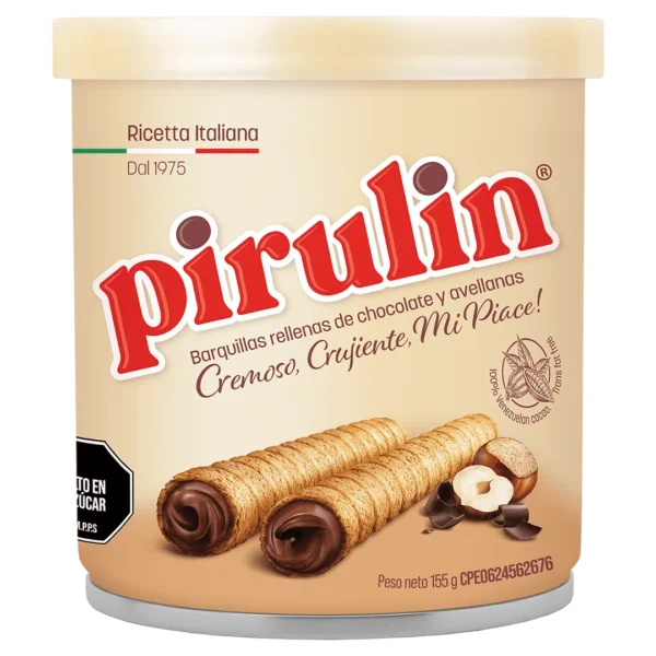Pirulin Chocolate Lata 155grs