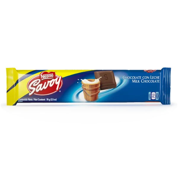 Chocolate con Leche Savoy 70gr